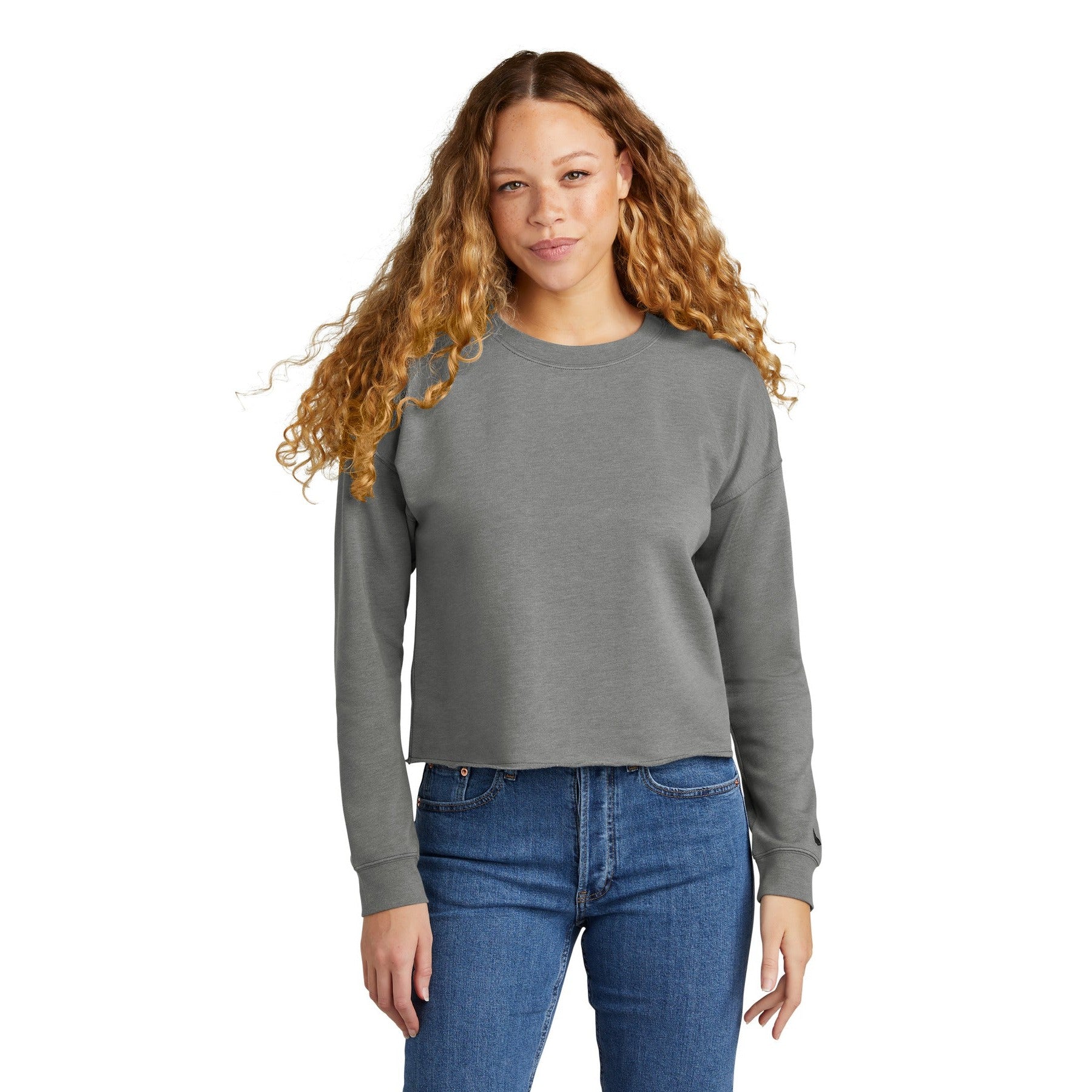 New Era-New Era® Women's Tri-Blend Fleece Crop Crew LNEA514-MedTech-2